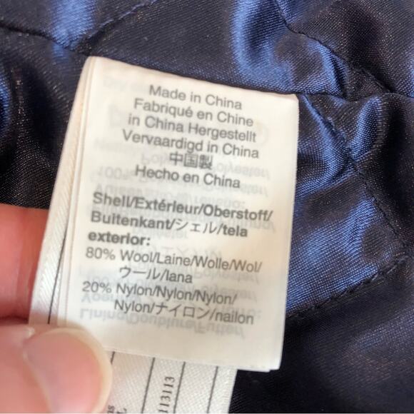 J Crew bright pink Italian Stadium Cloth by Nello Gori full zip wool coat size 0 - Picture 13 of 16